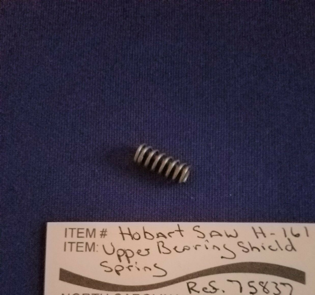 Upper Bearing Shield Spring For Hobart 5514 & 5614 Meat Saw Replaces 75837